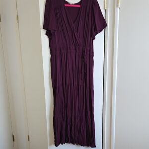 Knox Rose Deep Purple Maxi Dress